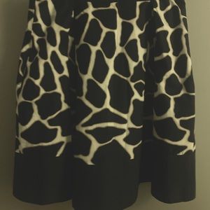 Authentic karen miller giraffe skirt